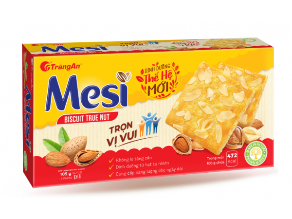 Hộp bánh Mesi true Nut 105g